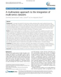 A multivariate approach to the integration of multi-omics datasets