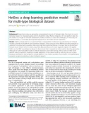 HetEnc: A deep learning predictive model for multi-type biological dataset