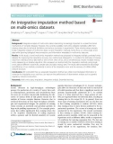 An integrative imputation method based on multi-omics datasets