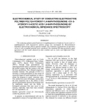 Electrochemical study of electroactive poly (5-hydroxy-1,4-naphthoquinone-co-5-hydroxy-3-acetic acid-1,4-naphthoquinone) by impedance spectroscopy