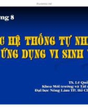 Bài giảng Vi sinh vật môi trường (TS. Lê Quốc Tuấn) - Chương 8