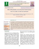 Effect of plant residues on growth and seed yield of soybean