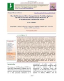 Microbial synthesis of sliver nanoparticles by Penicillium Digitatum FCMR-728 and their bionanocatalytic reduction of 4-Nitrophenol and antibacterial activity