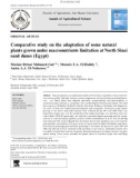 Comparative study on the adaptation of some natural plants grown under macronutrients limitation at North Sinai sand dunes (Egypt)