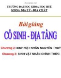 Bài giảng về: Cổ sinh-Địa tầng