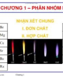 Bài giảng Hóa học vô cơ: Chương 1 - GV. Nguyễn Văn Hòa