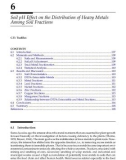 ENVIRONMENTAL RESTORATION of METALSCONTAMINATED SOILS - CHAPTER 6