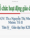 Tổ chức hoạt động giáo dục