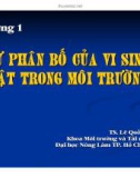 Bài giảng Vi sinh vật môi trường (TS. Lê Quốc Tuấn) - Chương 1.2