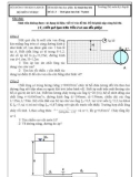 Đề thi kết thúc học phần: Kỹ thuật thuỷ khí Đề số: 3