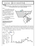 Đề thi kết thúc học phần: Kỹ thuật thuỷ khí Đề số: 1108