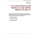 Bài giảng Hệ thống thông tin địa lý (GIS) – Chương 3: Các thành phần và hệ thống của hệ thống thông tin địa lý