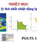 Bài giảng Vật lý đại cương 1 (Nhiệt học): Nguyên lý thứ nhất nhiệt động lực học - PGS.TS. Lê Công Hảo