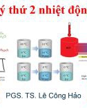 Bài giảng Vật lý đại cương 1 (Nhiệt học): Nguyên lý thứ hai nhiệt động lực học - PGS.TS. Lê Công Hảo