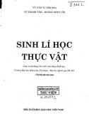 sinh lý học thực vật - phần 1