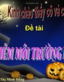 Đề tài: Ô nhiễm môi trường nước