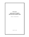 BÀI GIẢNG KIỂM SOÁT Ô NHIỄM KHÔNG KHÍ