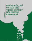 Chương 5: Những kết quả và hạn chế trong quản lý môi trường không khí