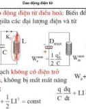 Bài giảng Vật lý đại cương 2: Dao động điện từ (TS. Lý Anh Tú)