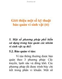 Giới thiệu một số kỹ thuật bảo quản vi sinh vật