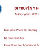 Bài giảng Di truyền y học: Chương 4 - Phạm Thị Phương