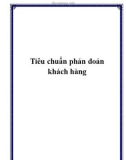 Tiêu chuẩn phán đoán khách hàng