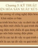 Bài giảng Hóa kỹ thuật - Chương 5: Kỹ thuật điện hóa sản xuất xút - clo