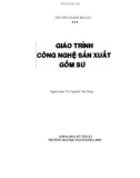 Giáo trình công nghệ sản xuất gốm sứ