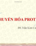 Bài giảng Chuyển hóa Protid - BS. Trần Kim Cúc