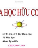 Bài giảng Hóa học hữu cơ - Chương 1: Đại cương