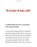 Tài liệu: Di truyền tế bào chất