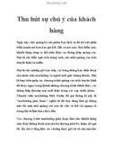 Thu hút sự chú ý của khách hàng