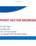 Bài giảng Vector hỗ trợ trong máy học (SVM)