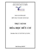 Thực hành Hoá học hữu cơ - ThS. Lưu Huỳnh Vạn Long