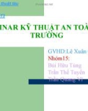 SEMINAR KỸ THUẬT AN TOÀN MÔI TRƯỜNG