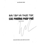 bài tập và thực tập các phương pháp phổ