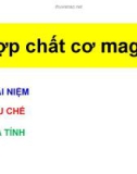 Bài giảng Hóa hữu cơ: Hợp chất cơ magie