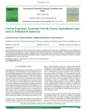 Carbon emissions, economic growth, forest, agricultural land and air pollution in Indonesia