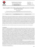 Impact of graphitic carbon nitrides synthesized from different precursors on Schottky junction characteristics