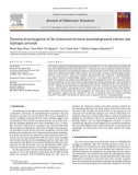 Theoretical investigation of the interaction between monohalogenated ethenes and hydrogen peroxide