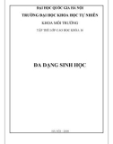 GIÁO TRÌNH: ĐA DẠNG SINH HỌC - ĐH QUỐC GIA HN