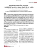 Phân bố địa lý của họ Tắc kè Gekkonidae ở miền Bắc Việt Nam: Vai trò của sông Hồng là biên giới tự nhiên