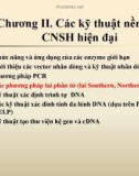 Bài giảng Công nghệ sinh học đại cương: Chương 2 - Nguyễn Thị Phương Thảo (p2)