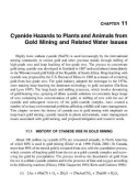 BIOGEOCHEMICAL, HEALTH, AND ECOTOXICOLOGICAL PERSPECTIVES ON GOLD AND GOLD MINING - CHAPTER 11