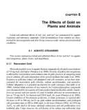 BIOGEOCHEMICAL, HEALTH, AND ECOTOXICOLOGICAL PERSPECTIVES ON GOLD AND GOLD MINING - CHAPTER 6