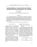 Electrochemically Catalysed Sol-Gel Process Synthesis and Characterizations of TiO2 Anatase