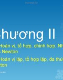 Chương II: Hoán vị, tổ hợp, chỉnh hợp