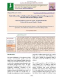 Yield of boro rice as influenced by integrated nutrient management in lateritic soils of west Bengal, India