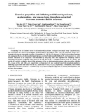 Chemical properties and inhibitory activities of tyrosinase, α-glucosidase, and urease from chloroform extract of Curcuma aromatica Salisb. rhizomes