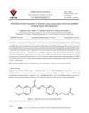 Voltammetric determination of itopride using carbon paste electrode modified with Gd doped TiO2 nanotubes